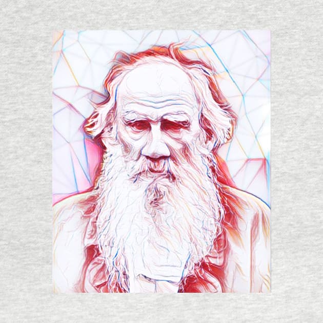 Leo Tolstoy Portrait | Leo Tolstoy Artwork Line Art by JustLit